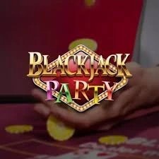 Blackjack Party logo by Evolution rewards-casino