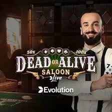 Dead or Alive: Saloon slot icon by Evolution, available at rewards-casino