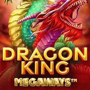 Dragon King MegawaysTM online game logo by GameART on casino-rewards.nl