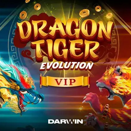 Dragon Tiger Evolution VIP logo – Table Games by Darwin Gaming at rewards-casino