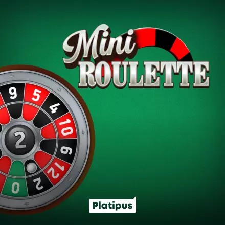 Mini Roulette logo by Platipus at rewards-casino